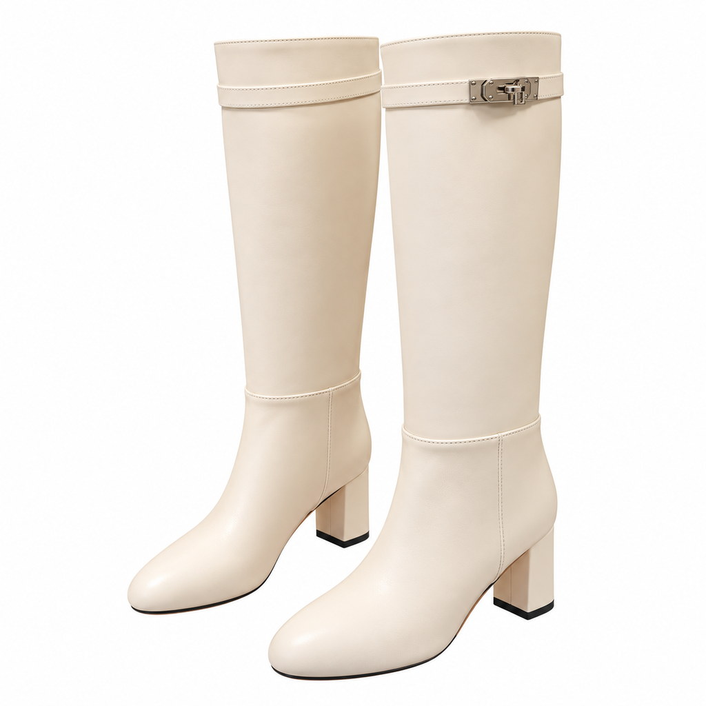 Hermès | Women’s Artisan Calfskin Low-Heel Shoes | Quiet Luxury French Design