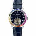 Patek Philippe Calatrava Tourbillon Rainbow Sapphire Yellow Gold 42mm