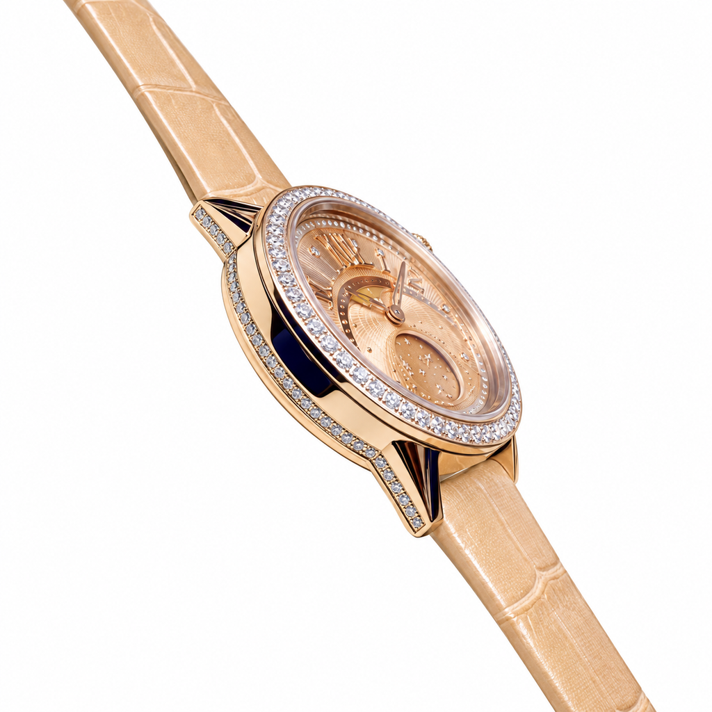 Patek Philippe Celestial Rose Gold Diamond Bezel Moon Phase 36mm