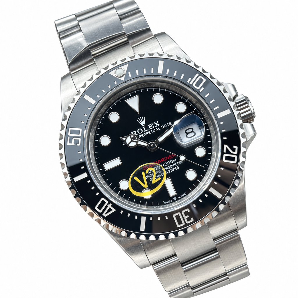 Rolex Submariner Date Black Dial Ceramic Bezel Oyster Bracelet Oystersteel