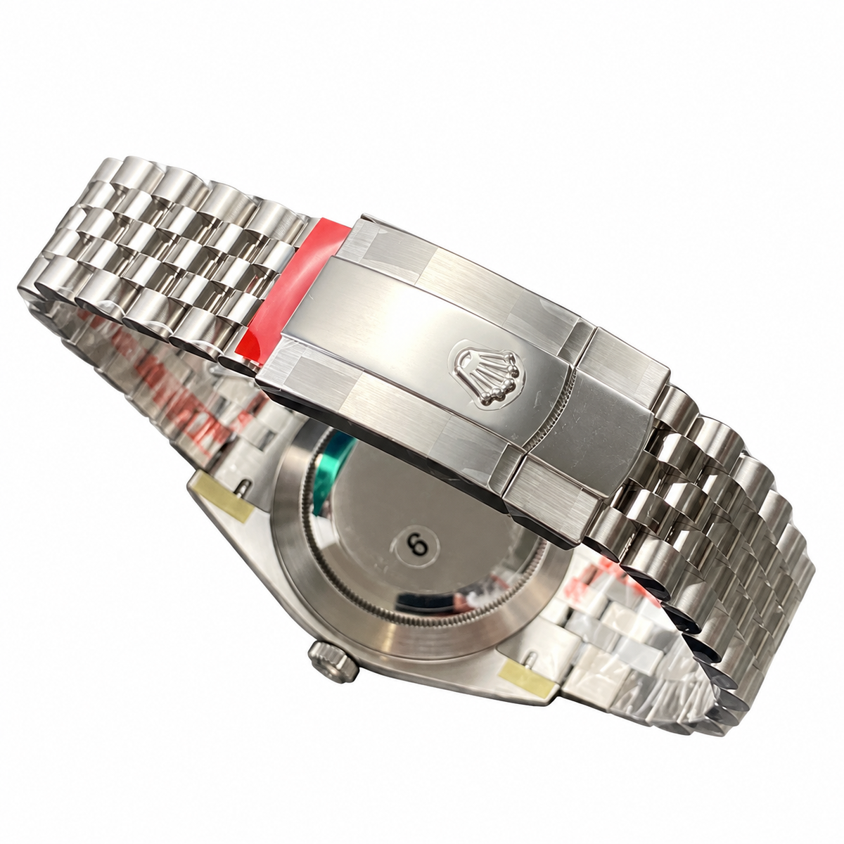 Rolex Datejust 41 Oystersteel White Gold Fluted Bezel Slate Dial Jubilee Bracelet Watch