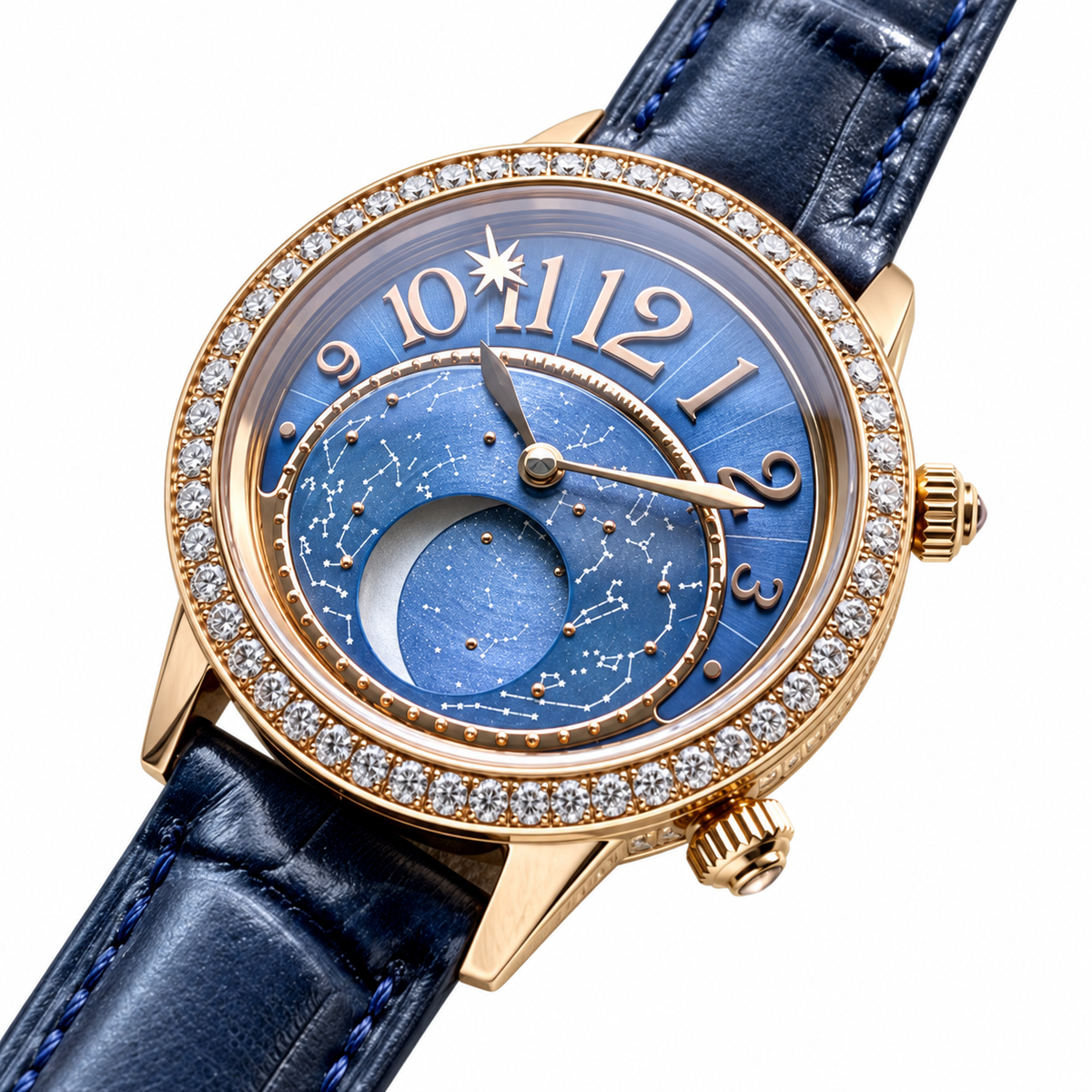 Patek Philippe Celestial Moon Phase Diamond Rose Gold