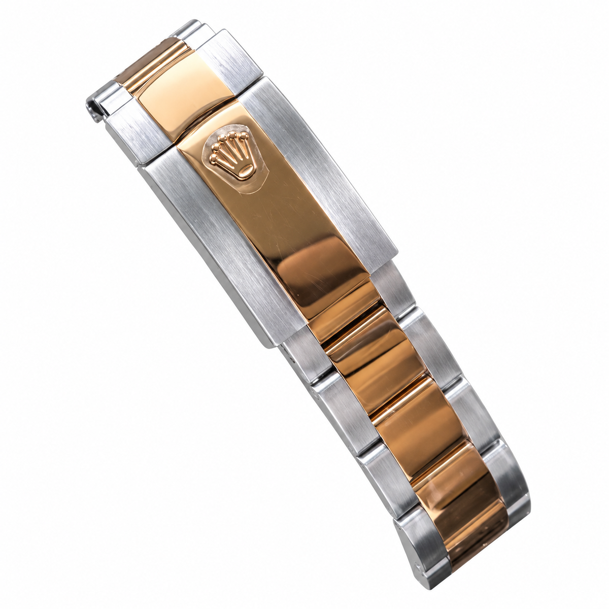 Rolex Datejust 41 Two-Tone Everose Gold Fluted Bezel Silver Dial Oyster Watch