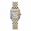 Cartier Panthère de Cartier Large Two-Tone Steel & Yellow Gold White Dial Bracelet Watch