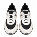 Hermès Black and White Leather & Mesh Low-Top Sneakers