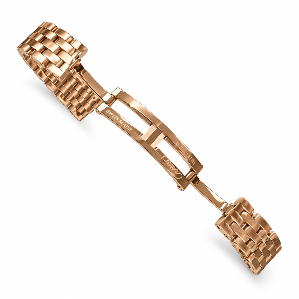 Cartier Panthère de Cartier Small 18k Yellow Gold Diamond Bezel White Dial Roman Numeral Yellow Gold Bracelet Quartz Watch