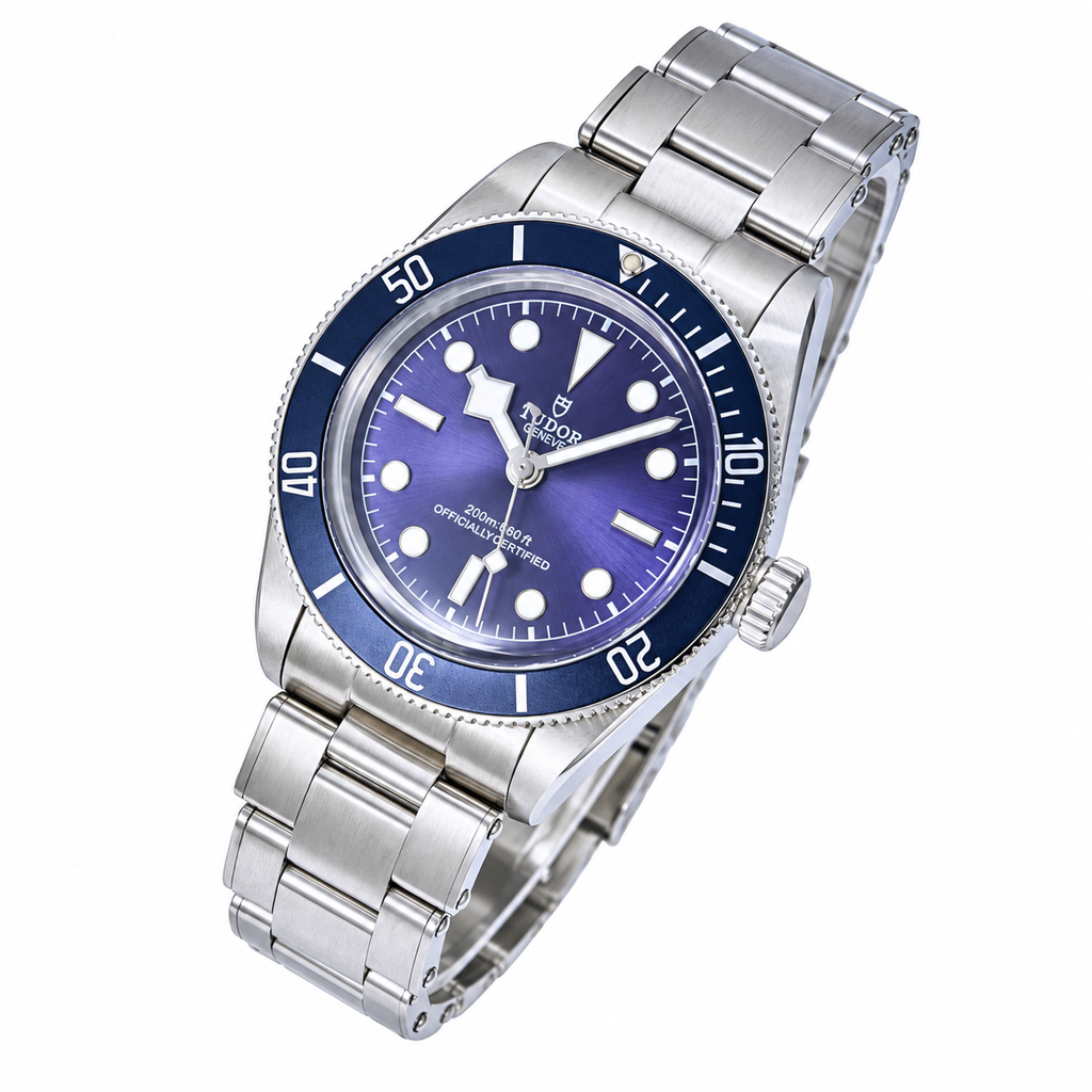 Tudor Black Bay Steel Blue Bezel Blue Dial Steel Bracelet Watch 41mm