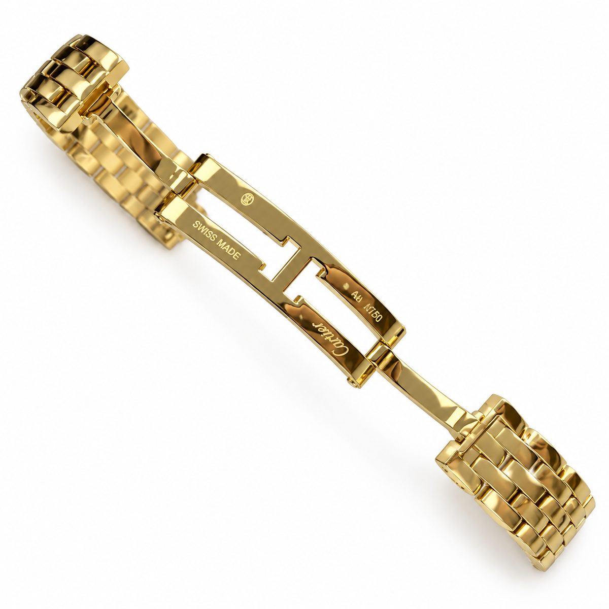 Cartier Panthère de Cartier Yellow Gold Diamond Bezel Pavé Dial Gold Bracelet Watch