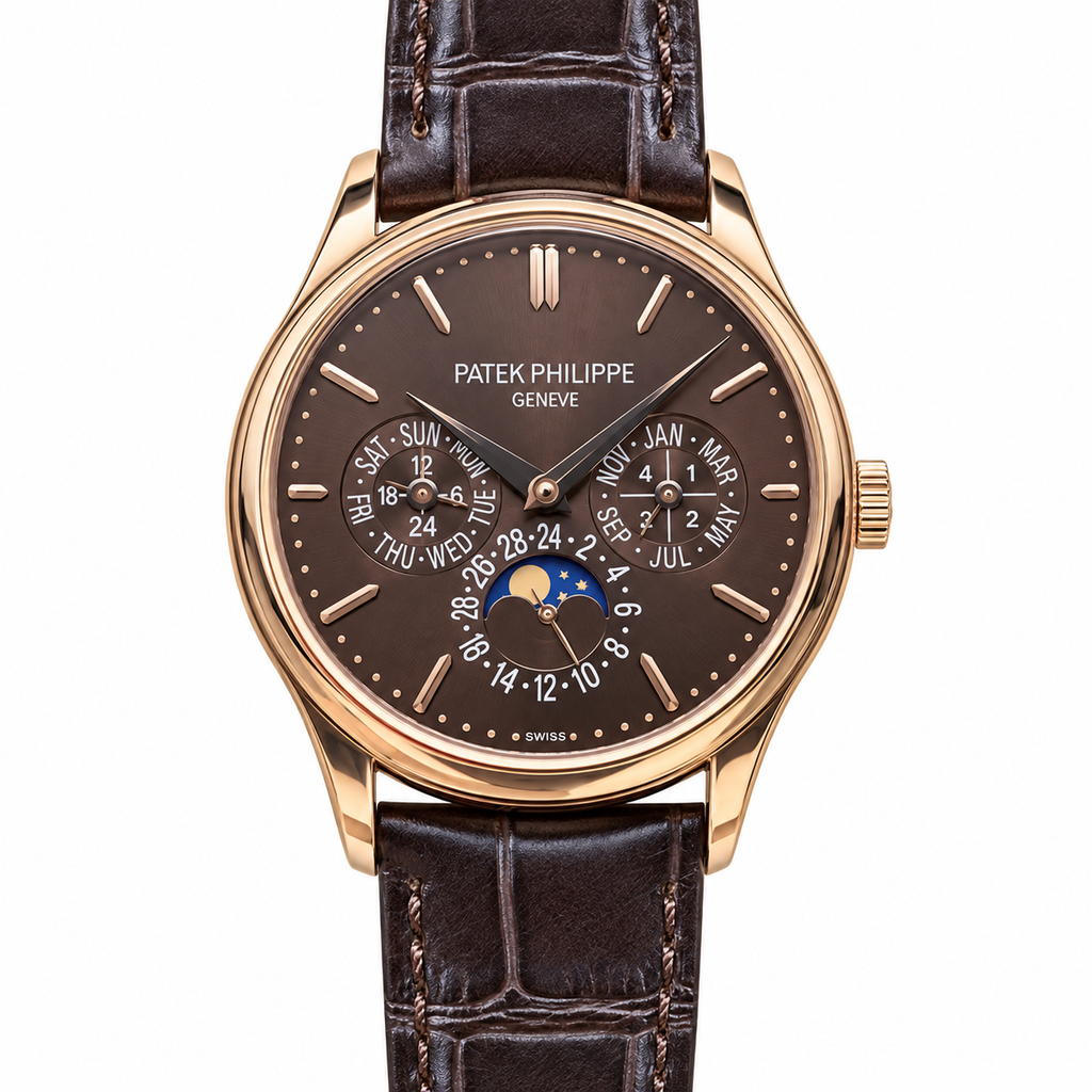 Patek Philippe Grand Complications 5327R Rose Gold Perpetual Calendar Chocolate Dial