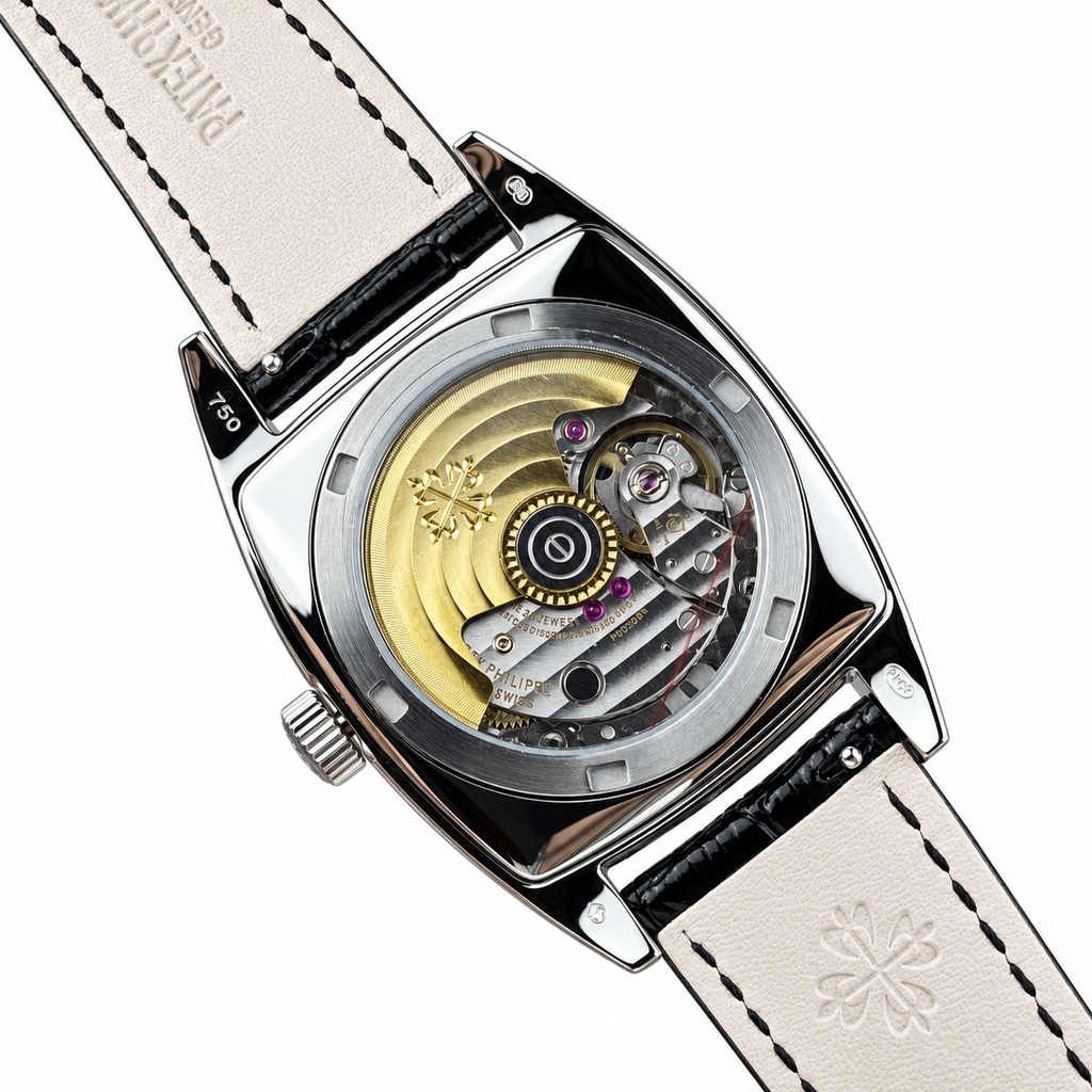 Patek Philippe Gondolo Moon Phase Date White Gold Watch