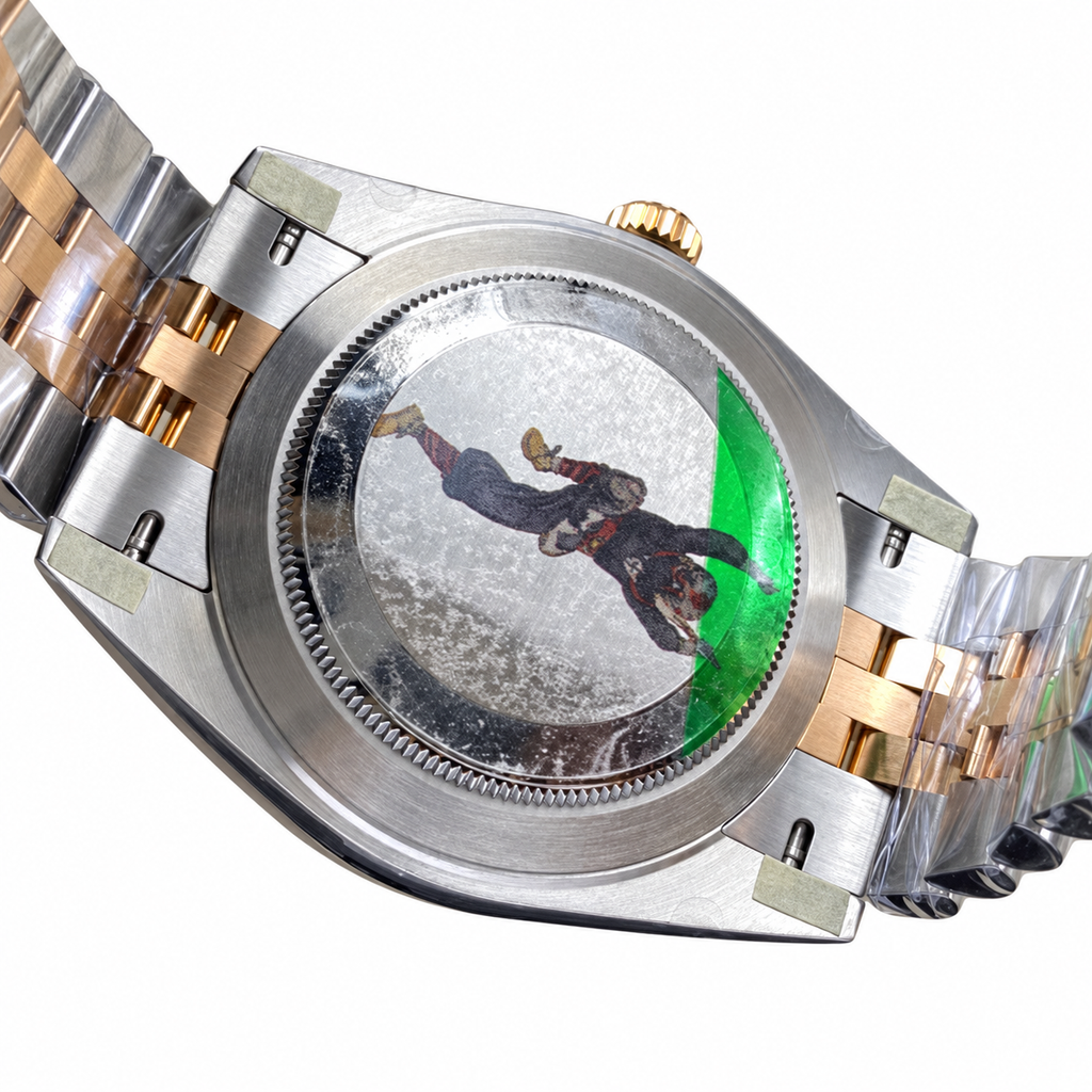 Rolex Datejust Wimbledon Slate Grey Green Roman Dial Rolesor Jubilee Bracelet