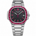 Patek Philippe Nautilus Ruby Baguette Steel Black Dial