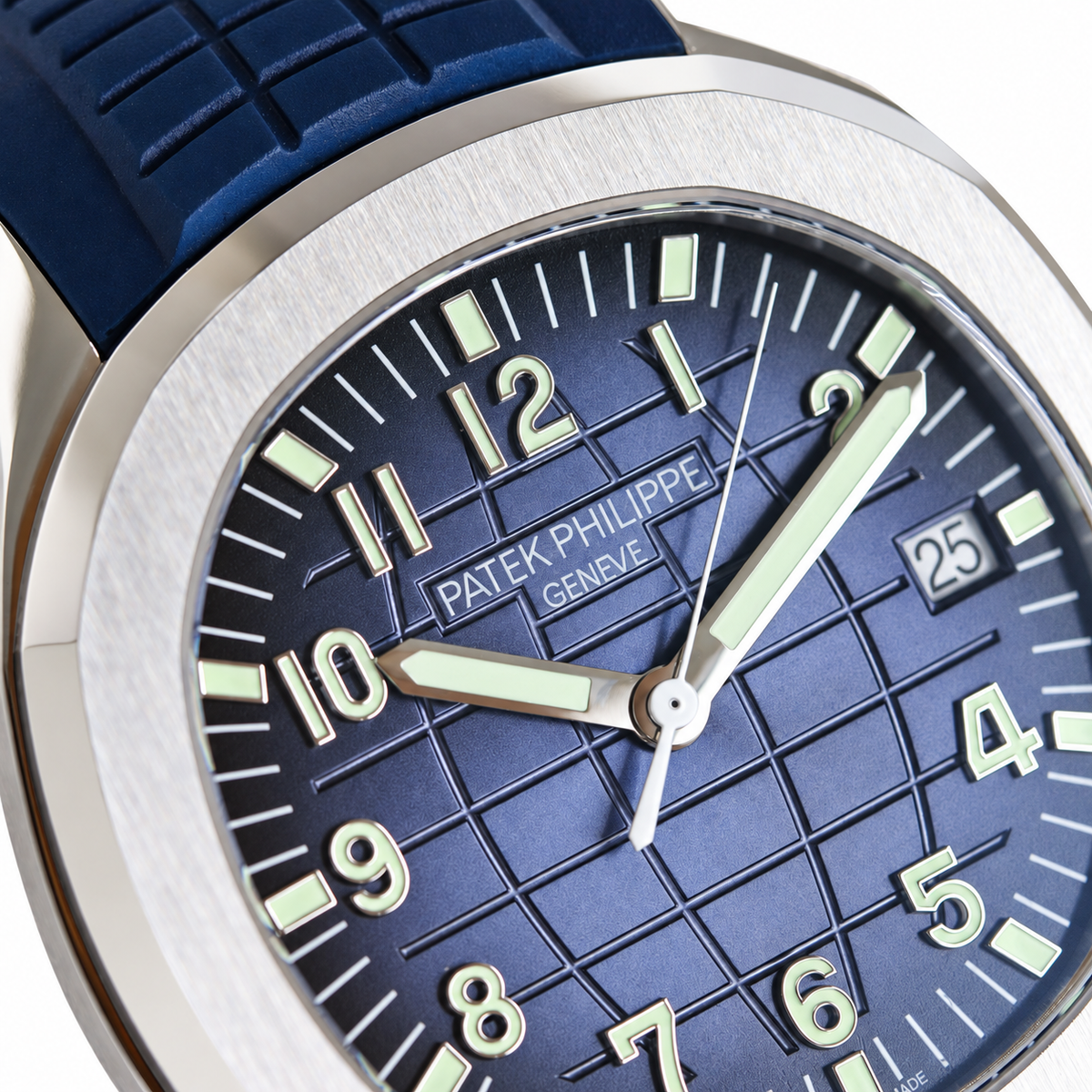 Patek Philippe Aquanaut Blue Dial Steel Mens 40.8mm