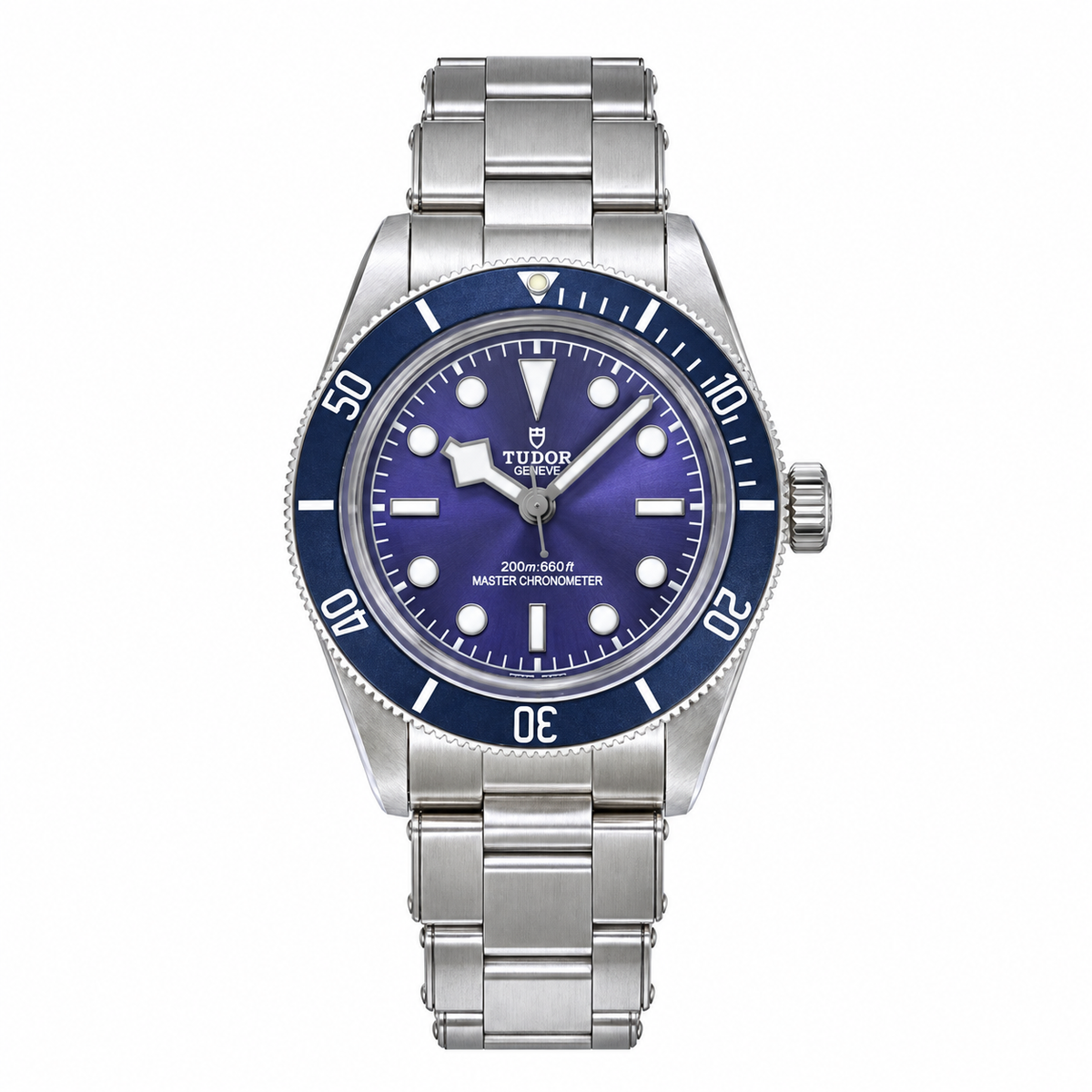 Tudor Black Bay Steel Blue Bezel Blue Dial Steel Bracelet Watch 41mm