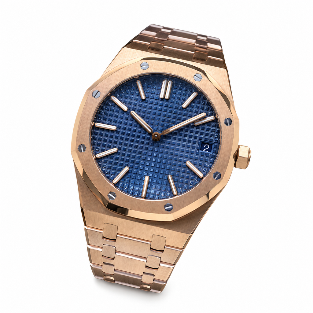 Audemars Piguet Royal Oak 41mm Rose Gold Blue Dial
