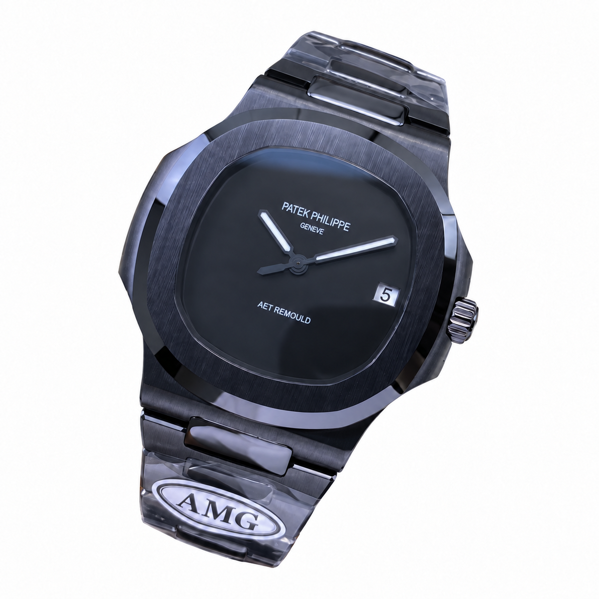 Patek Philippe Nautilus AET Remould Black Ceramic Stealth AMG Edition