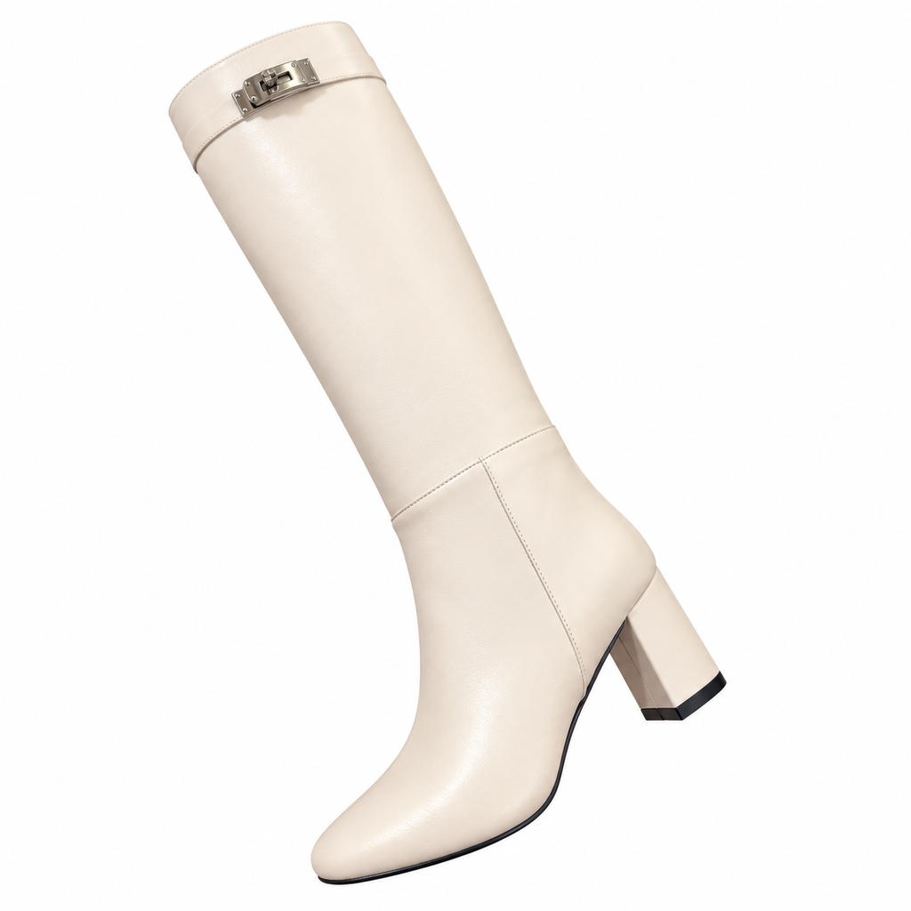 Hermès | Women’s Artisan Calfskin Low-Heel Shoes | Quiet Luxury French Design