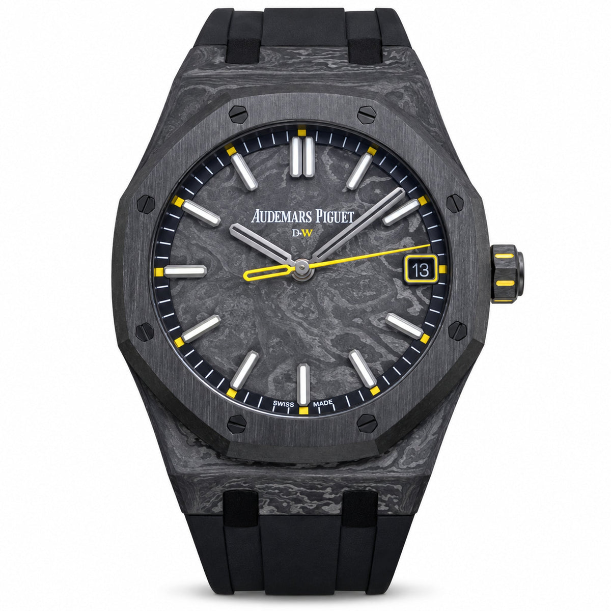 Audemars Piguet Royal Oak Selfwinding 41mm – Forged Carbon Yellow Accents