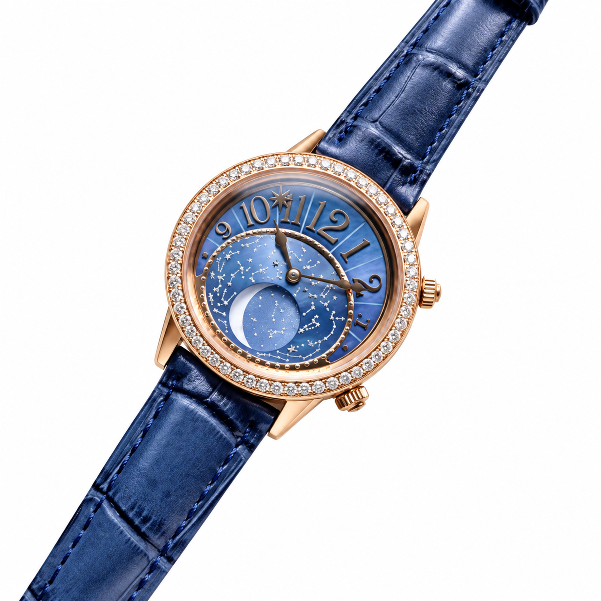Patek Philippe Celestial Moon Phase Diamond Rose Gold