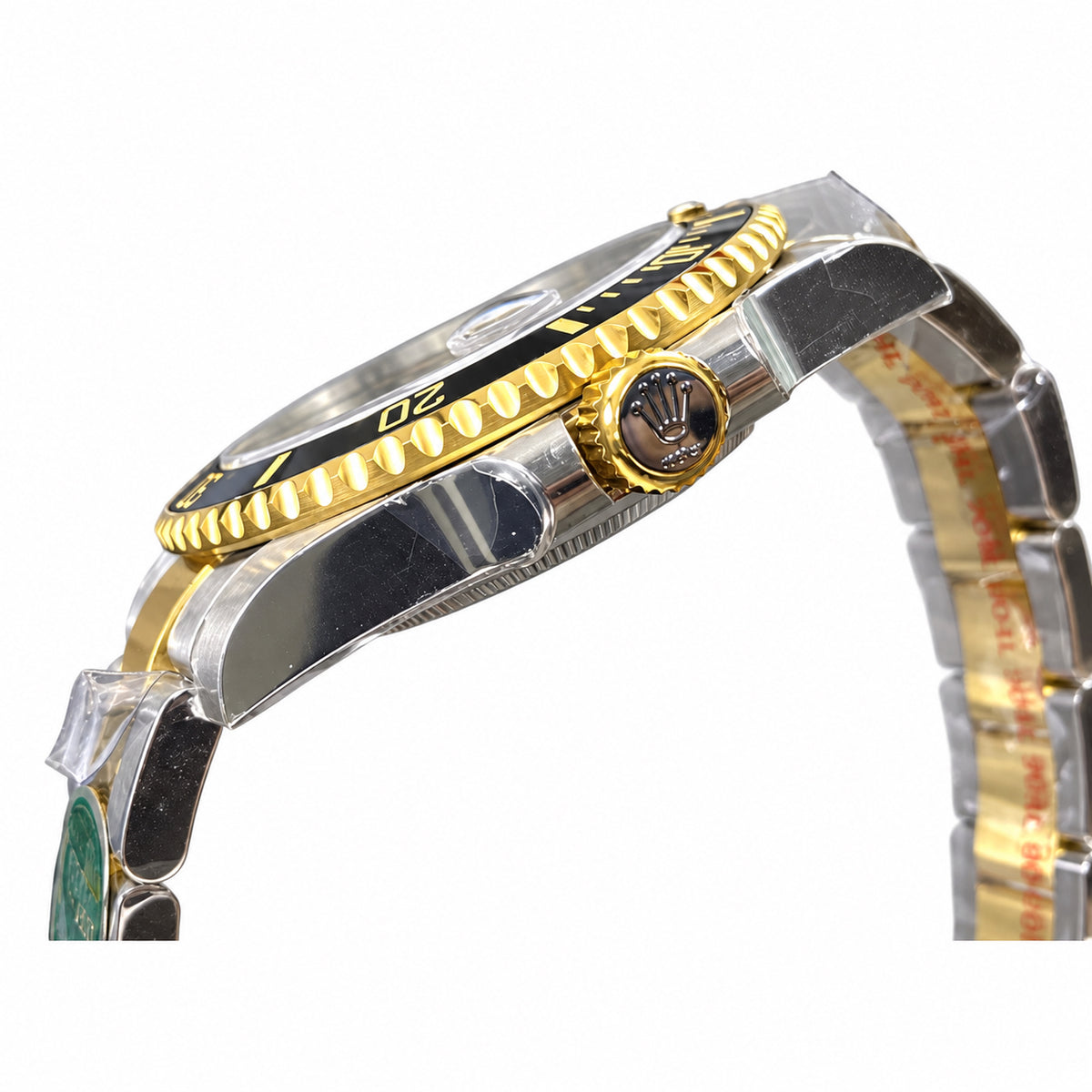 Rolex Submariner Date Oystersteel Yellow Gold Black Ceramic Bezel Black Dial Oyster Bracelet Watch 41mm