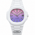 Patek Philippe Nautilus White Ceramic Pink Purple