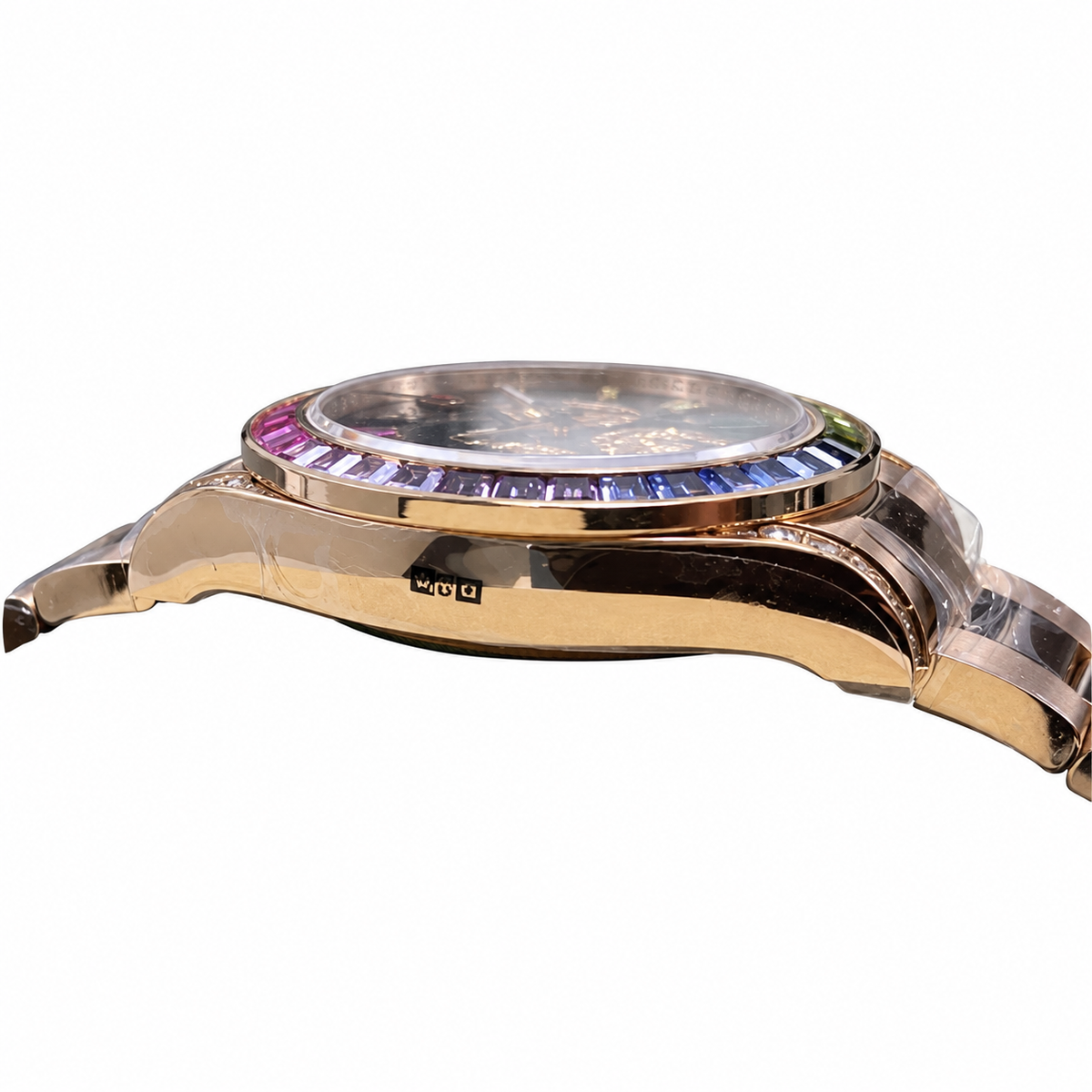 Rolex Cosmograph Daytona Rainbow 40mm Rose Gold Chronograph Watch