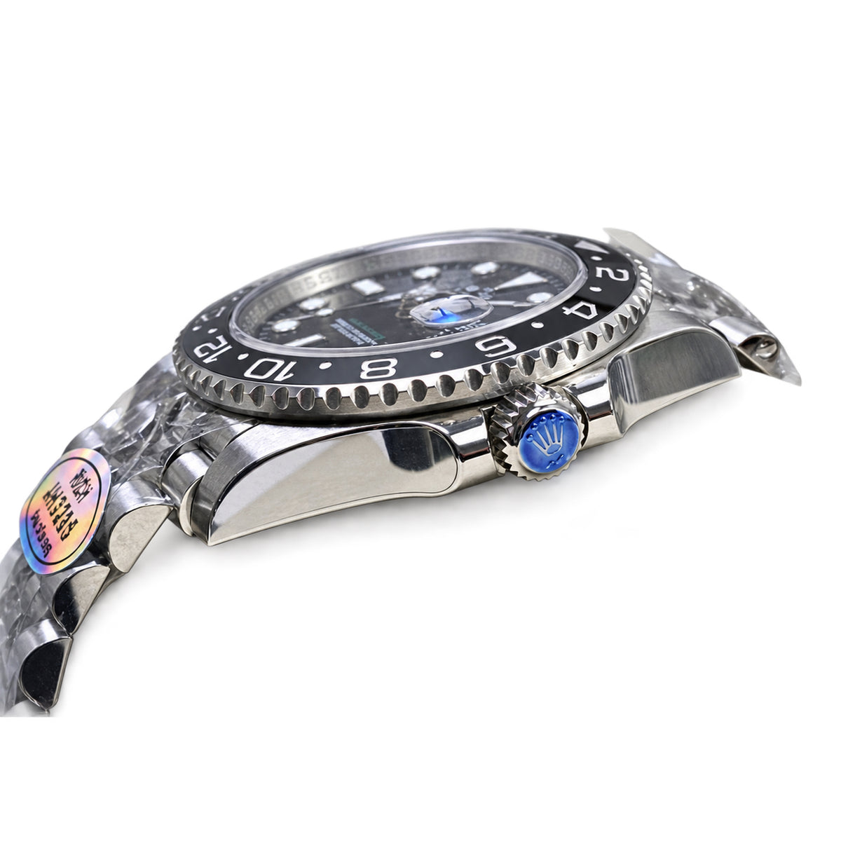 Rolex GMT-Master II Sprite Left-Hand Black Green Ceramic Bezel Jubilee Watch