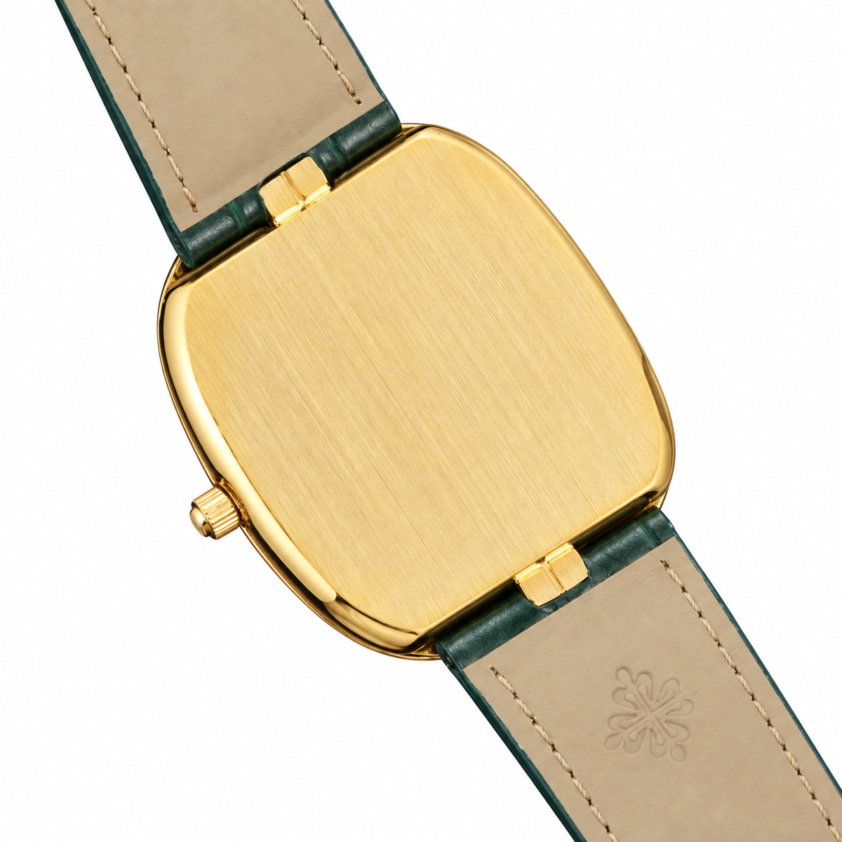 Patek Philippe Men's Watch – Rectangular Steel Automatic