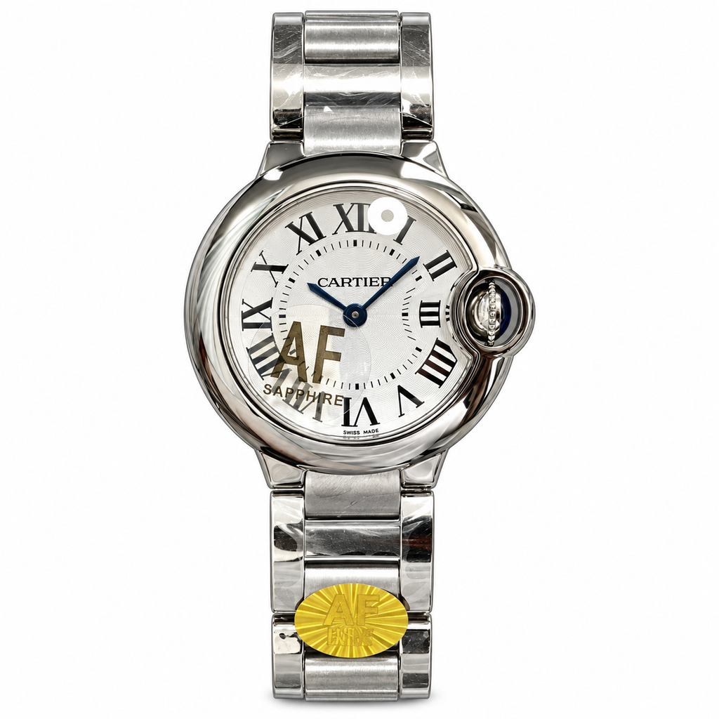 Cartier Ballon Bleu de Cartier Steel White Dial Steel Bracelet Ladies Watch