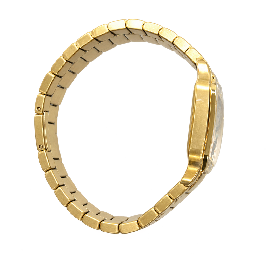 Cartier Santos de Cartier Yellow Gold White Dial Watch