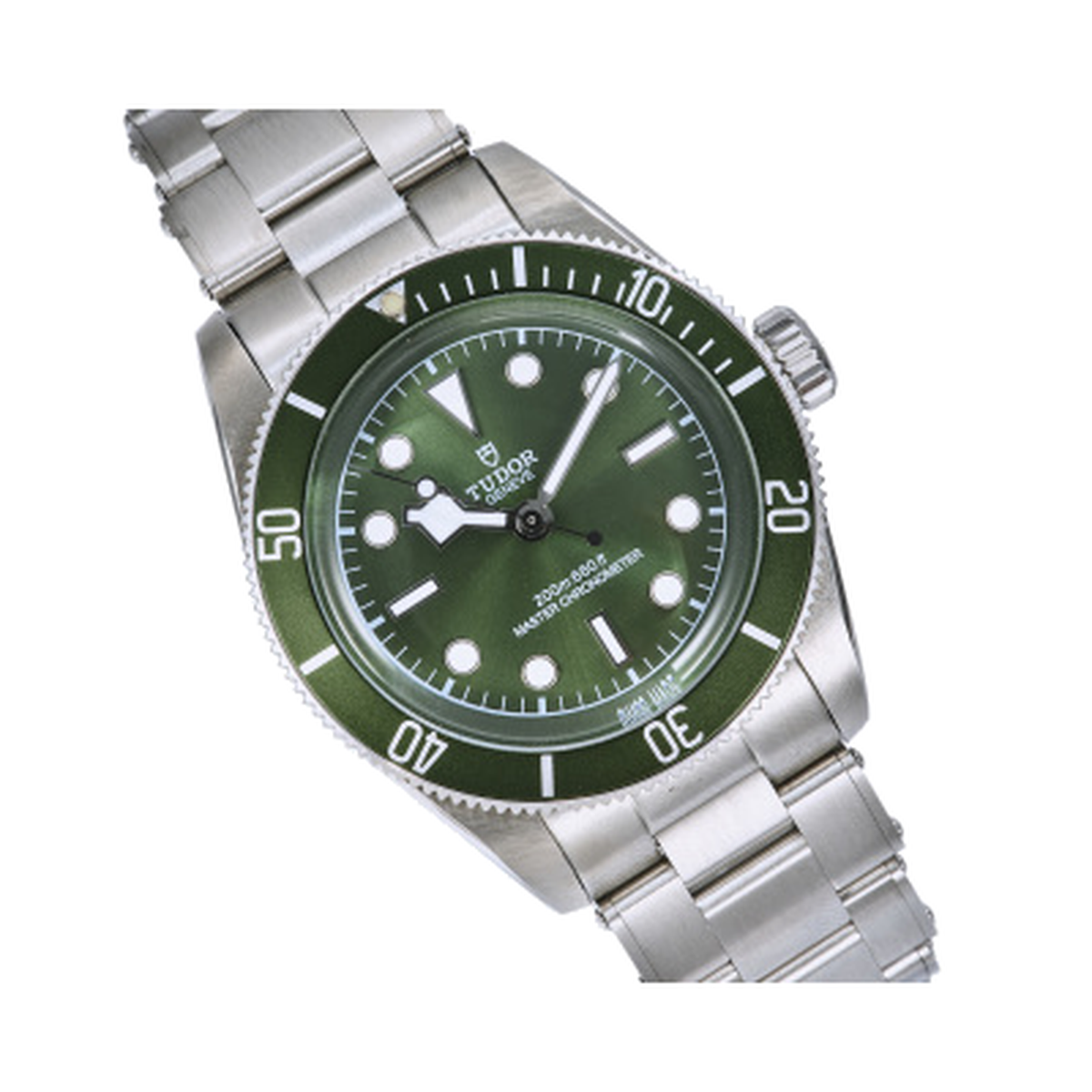 Tudor Black Bay Steel Green Bezel Green Dial Steel Bracelet Watch 41mm