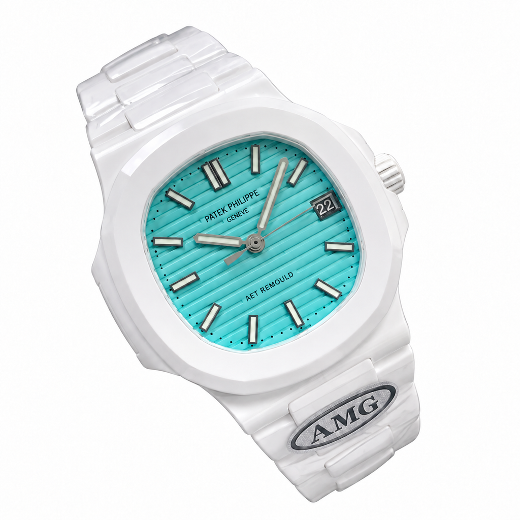 Patek Philippe Nautilus White Ceramic Tiffany Blue