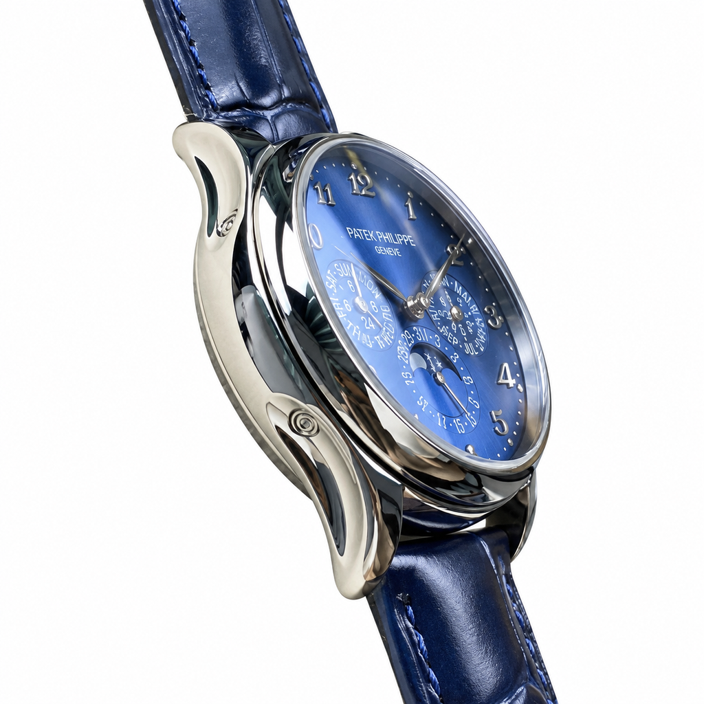 Patek Philippe Grand Complications 5374P Platinum Blue Perpetual Calendar