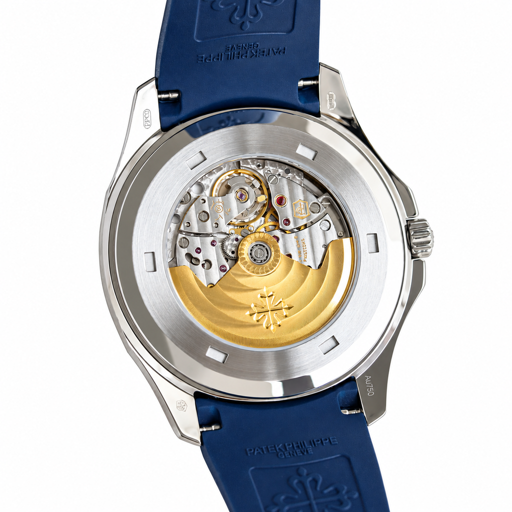 Patek Philippe Aquanaut Blue Dial Steel Mens 40.8mm