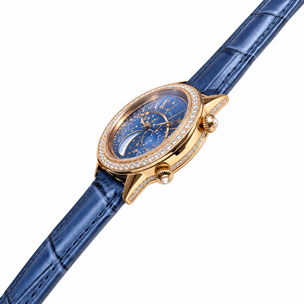 Patek Philippe Celestial Moon Phase Diamond Rose Gold