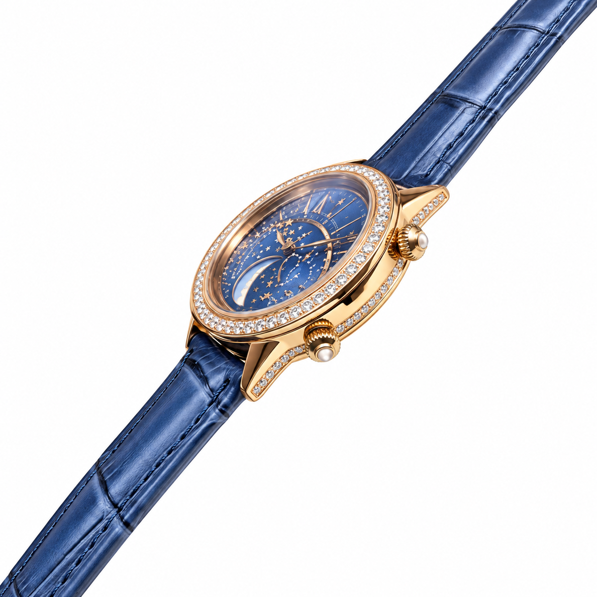 Patek Philippe Celestial Moon Phase Diamond Rose Gold
