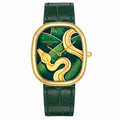 Patek Philippe Men's Watch – Rectangular Steel Automatic