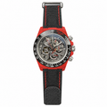 Rolex Cosmograph Daytona Skeleton 42mm Red Carbon Custom Chronograph Watch