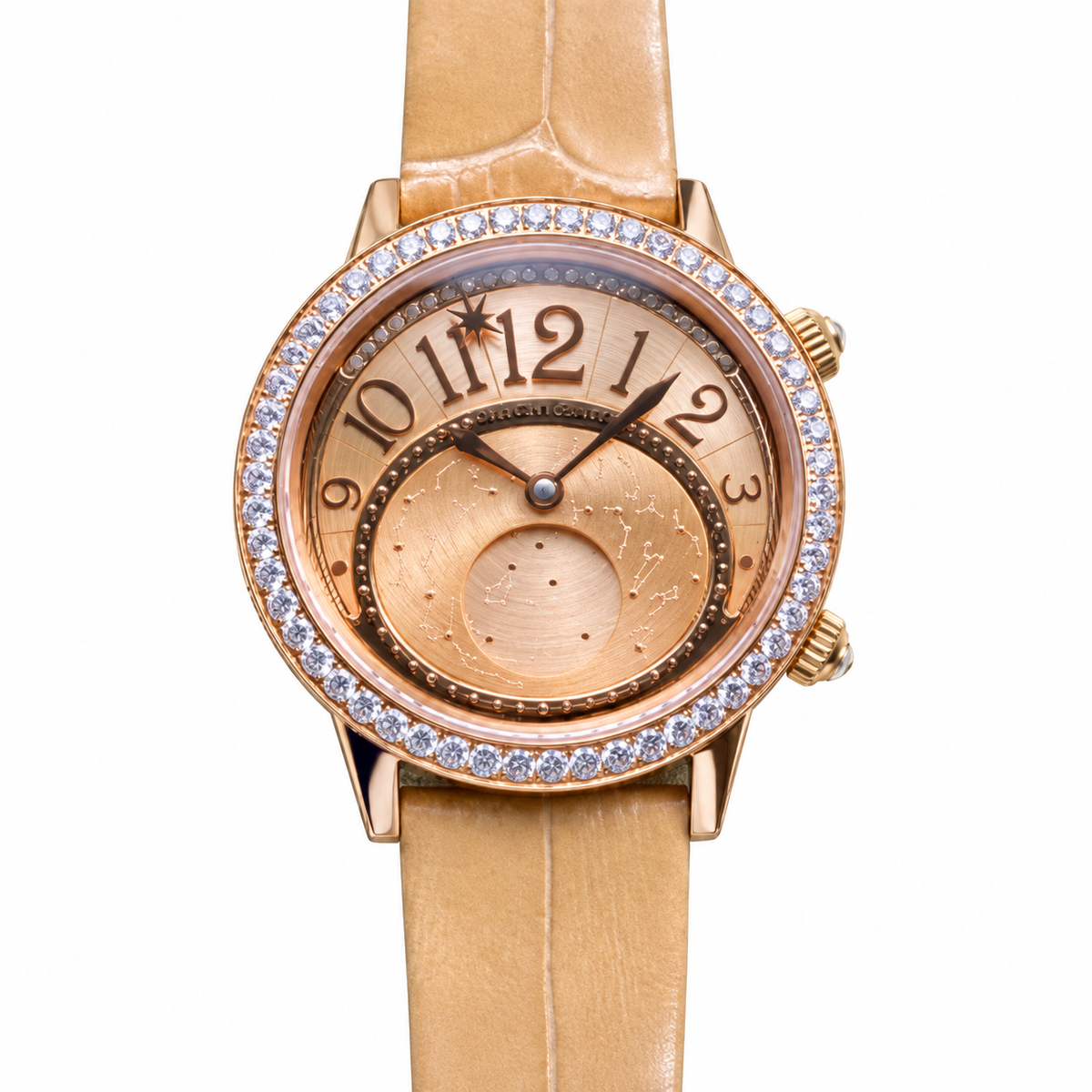 Patek Philippe Celestial Rose Gold Diamond Bezel Moon Phase 36mm