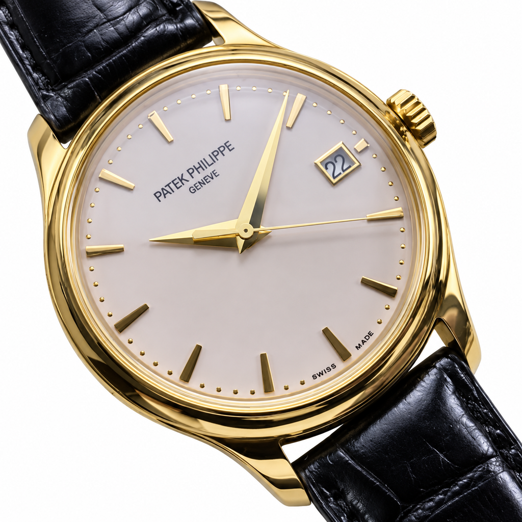 Patek Philippe Calatrava Yellow Gold White Dial 39mm