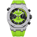 Audemars Piguet Royal Oak Offshore Diver Chronograph Green Dial Rubber Strap Watch
