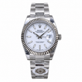 Rolex Datejust White Dial Fluted Bezel Jubilee Bracelet Oystersteel