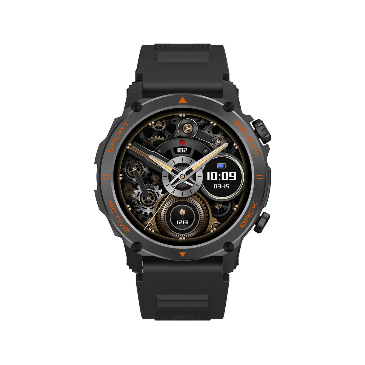 Military Smart Sport Watch | Rugged Tactical Design with Full-Color HD Display & Fitness Tracking