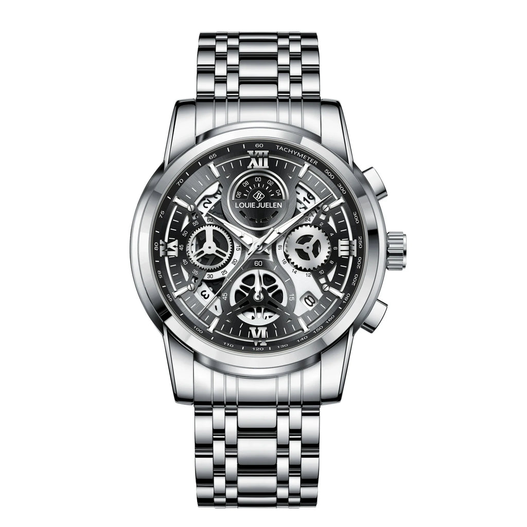 THORN Chronograph — Gold-Tone Steel, Green Dial & Gold Steel Bracelet, Men