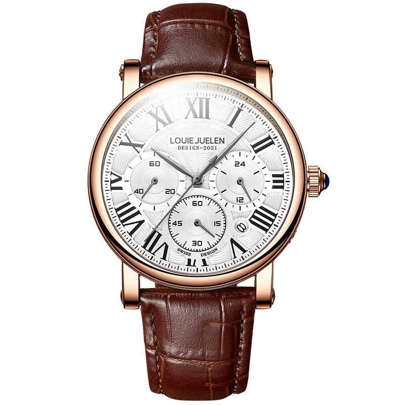 Minimalist Luxury Watch 40mm | Unisex Everyday Timepiece