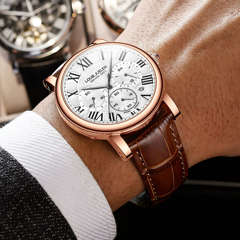 Minimalist Luxury Watch 40mm | Unisex Everyday Timepiece