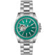 ONOLA Automatic Watch 44mm | Emerald Gem Bezel & Open-Heart Green Dial