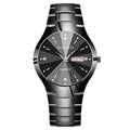 VEADONS 1985 Presidential Gold Watch | Fluted Bezel & Black Honeycomb Dial