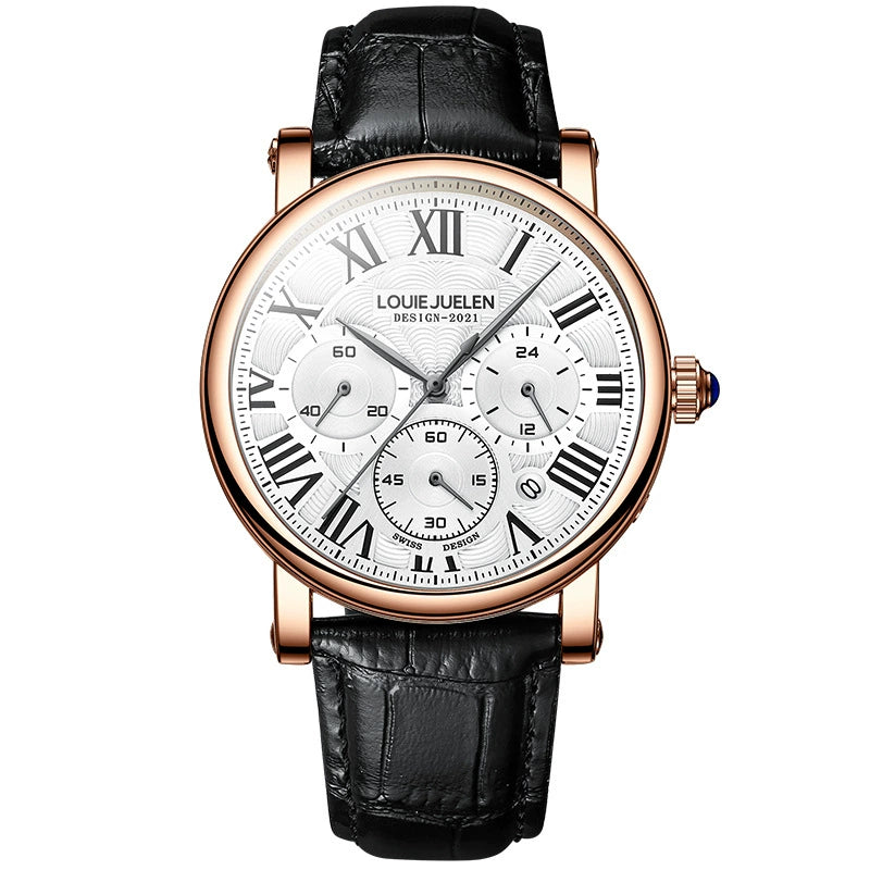 Minimalist Luxury Watch 40mm | Unisex Everyday Timepiece