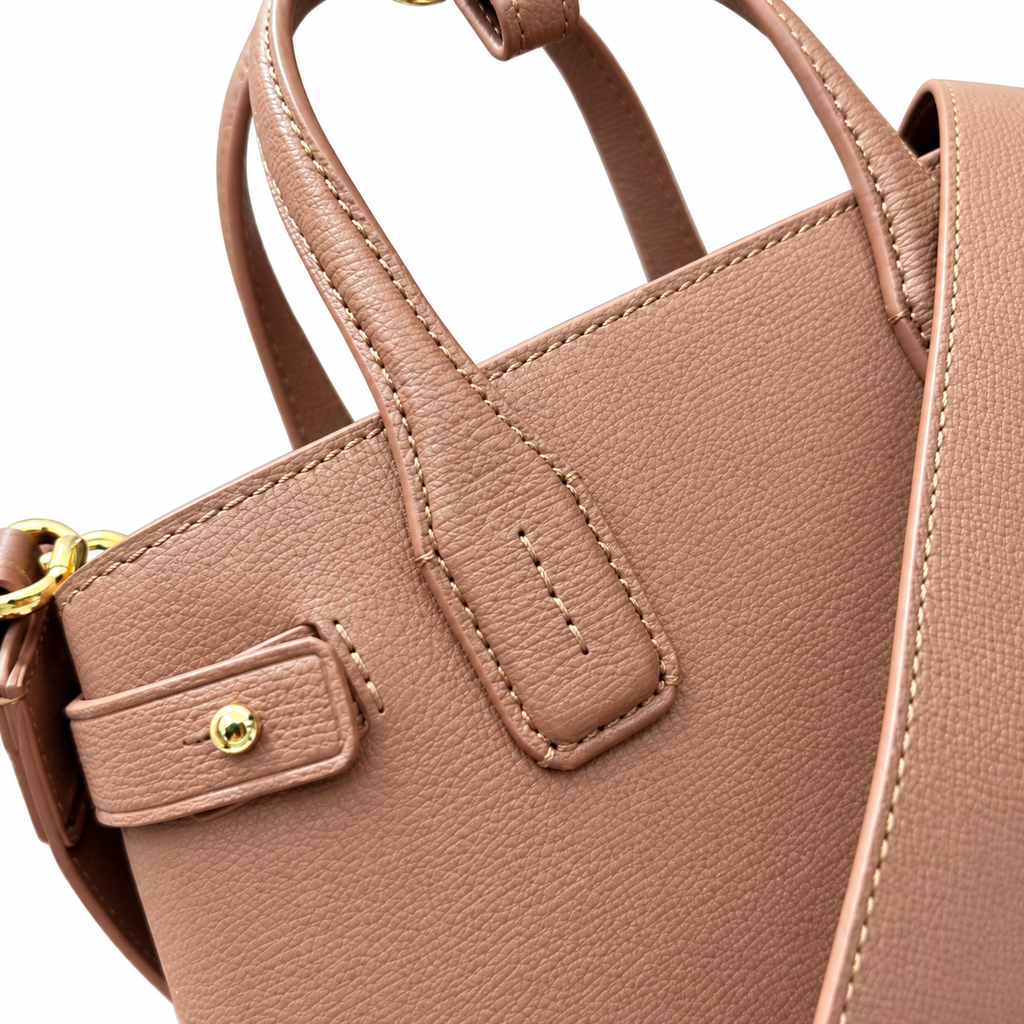 Burberry Rosewood Signature Top Handle Bag